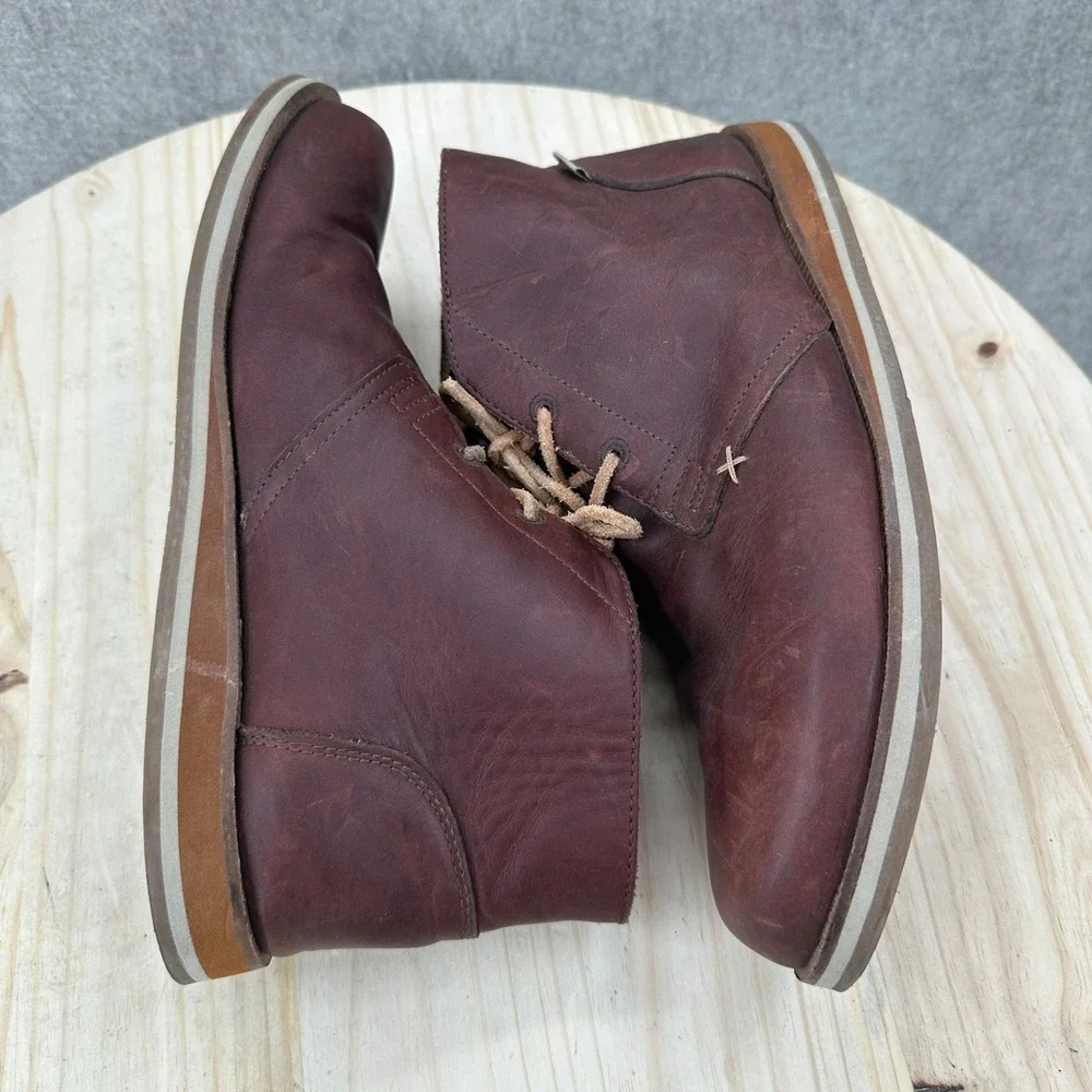Hari Mari Nokona Canyon Boot Mens 10.5 Brown Leather Chukka Collaboration HM105